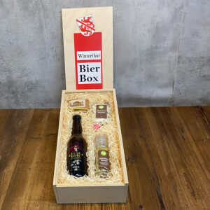 Winterthur Bier Box – Regionale Spezialitäten aus Winterthur in stilvoller Holzbox