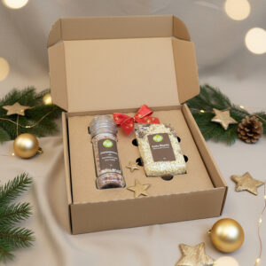 Genussbox mit Weinsalz und süsse Momente