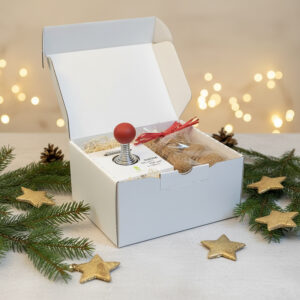 Originelles Geschenkset mit Designer Nussknacker