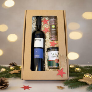 Genussbox mit Risotto & Wein